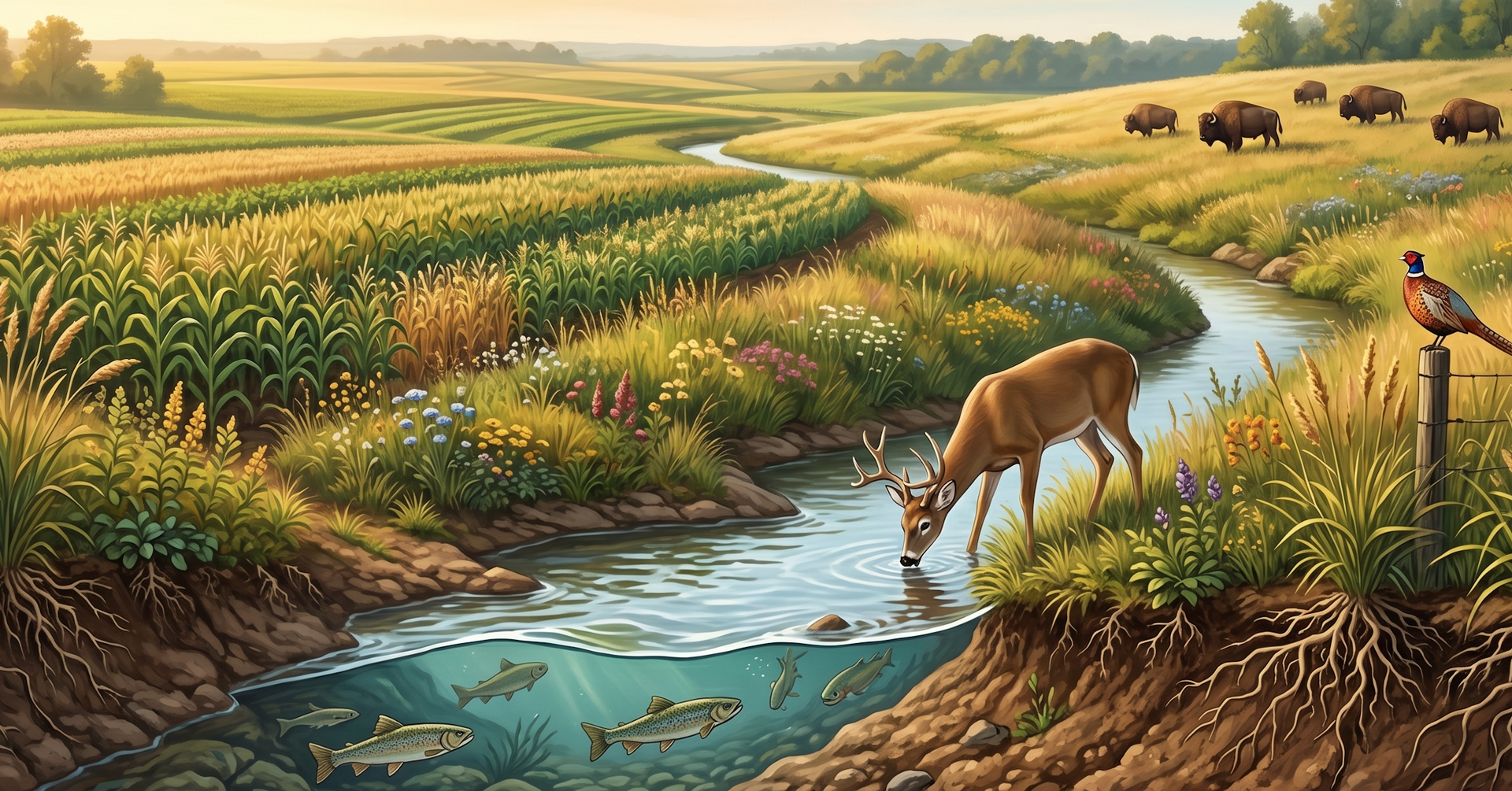 What Would Happen If the Corn Belt Set Aside 10% of Its Acres for Prairie Habitat?