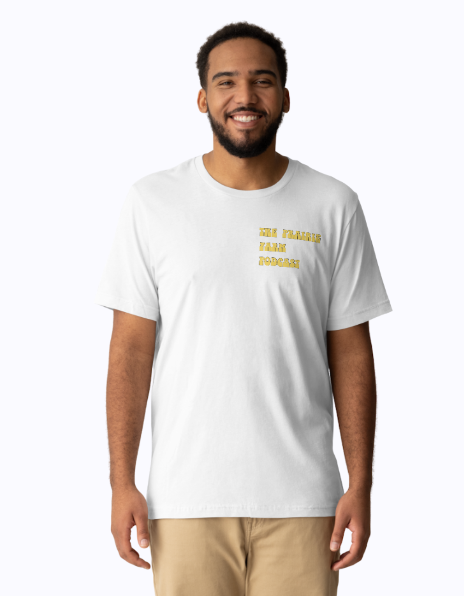 Prairie Farm Podcast T-shirt White V2