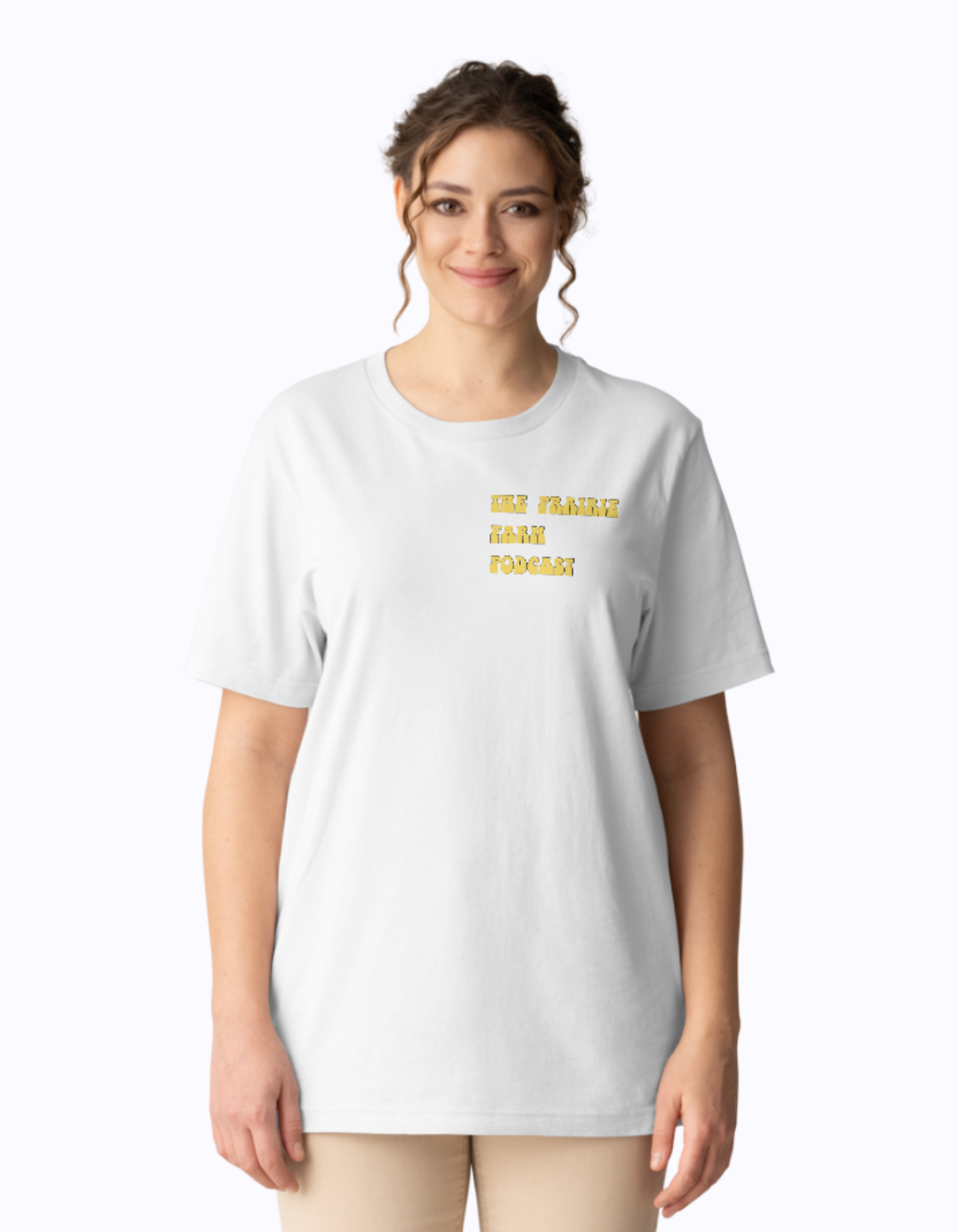 Prairie Farm Podcast T-shirt White V2
