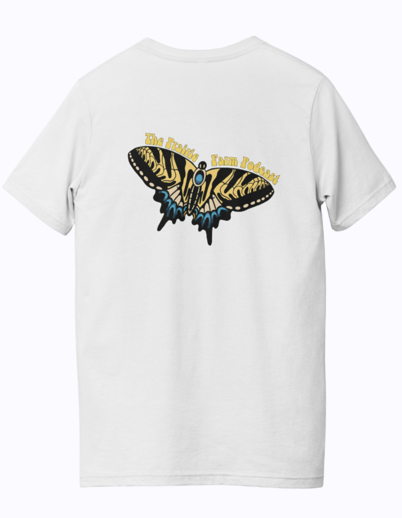 Prairie Farm Podcast T-shirt White V2