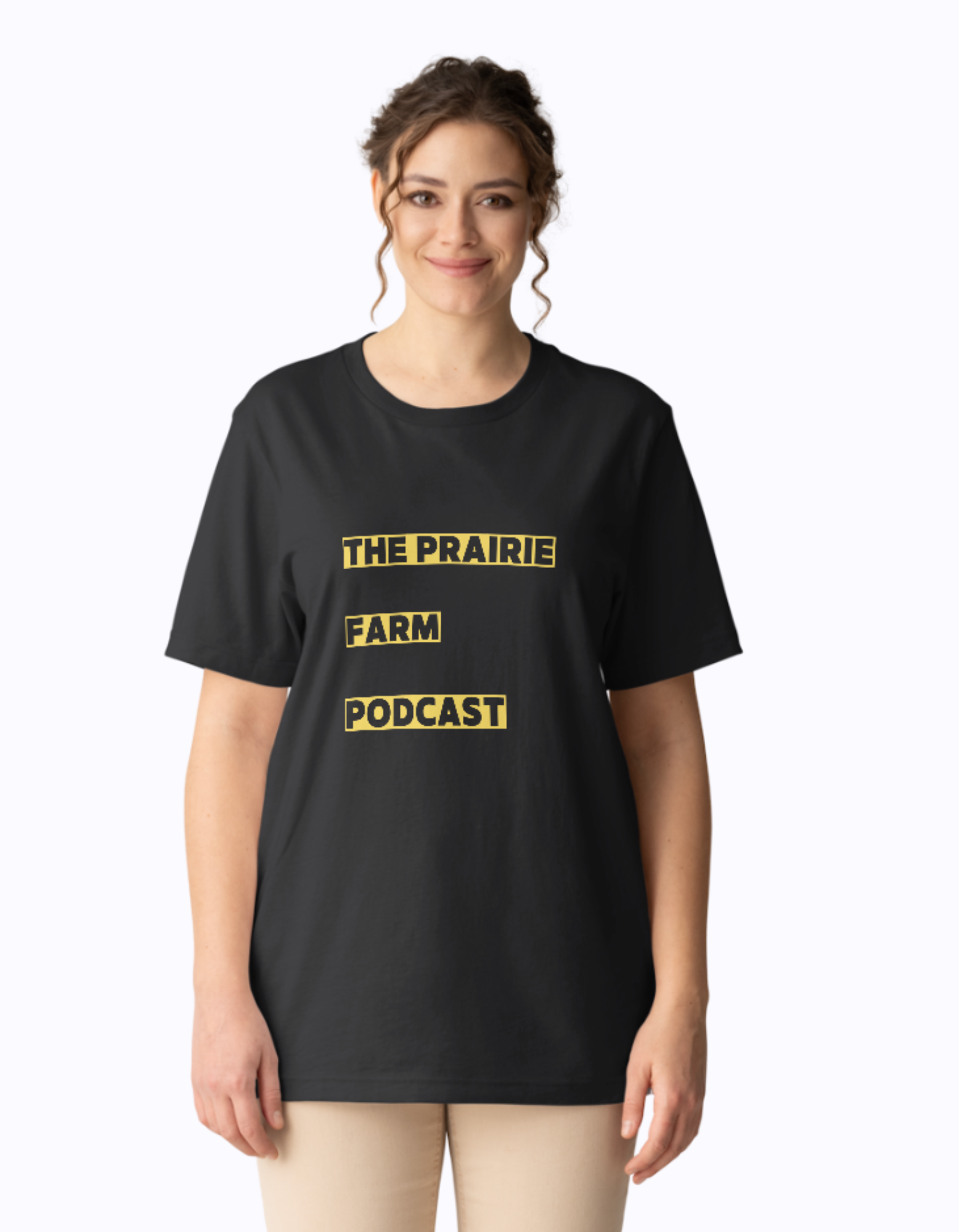 Prairie Farm Podcast T-shirt Black V1